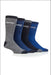 Mens Jeep Socks 4 pack - Navy