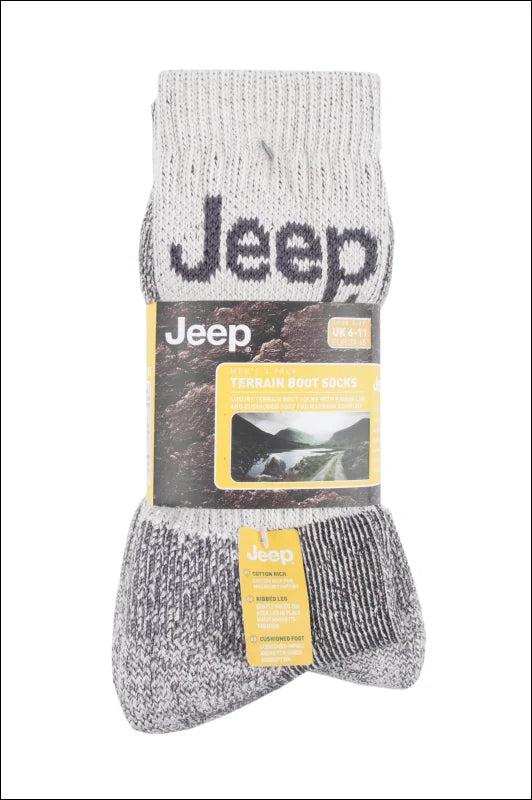 Mens Jeep Socks3 pack