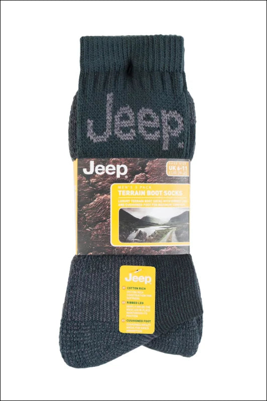 Mens Jeep Socks3 pack