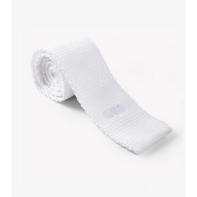 Men's Knitted Tie - White