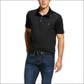 Ariat Mens Norco Short Sleeve Polo - XS / Black