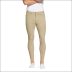 Mens Tri Factor Grip Knee Patch Breeches - Tan