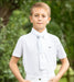 Mini Antonio Boys Short Sleeve Tie Shirt - White