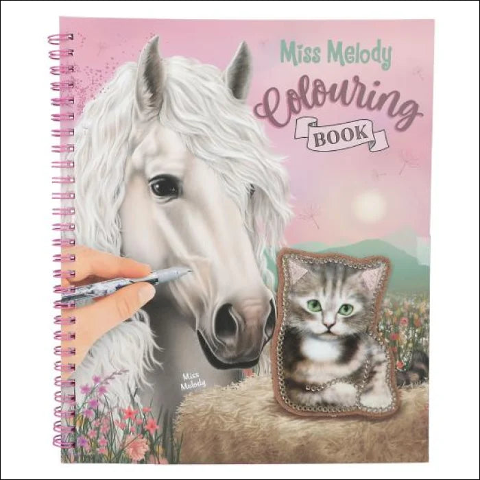 Miss Melody Colouring Book With Sequins