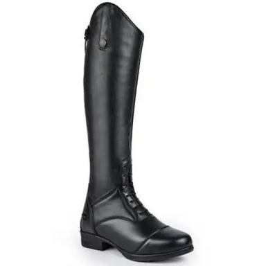 Moretta Luisa Synthetic Riding Boots Regular - Black