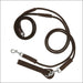 Norton Web/Rope Draw Reins - Full / Brown