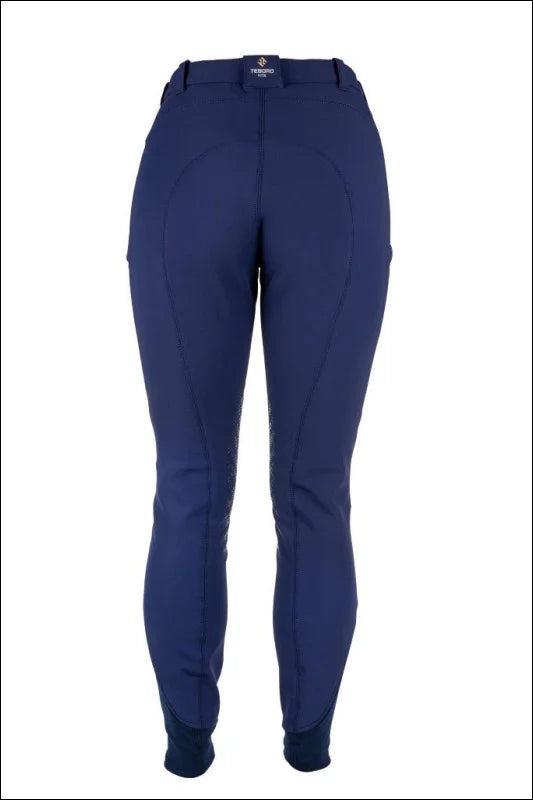Tesoro Vita Oblia Waterproof Knee Patch Breeches - Navy