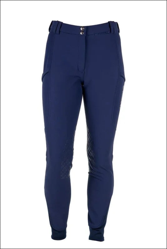 Tesoro Vita Oblia Waterproof Knee Patch Breeches - Navy