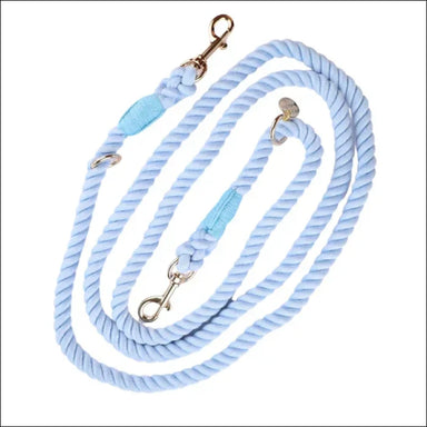 Oh So Fetch Rope Hands Free Lead - Light - Blue