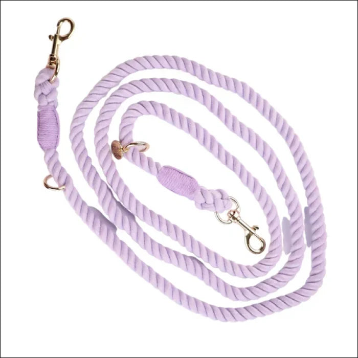 Oh So Fetch Rope Hands Free Lead - Lilac