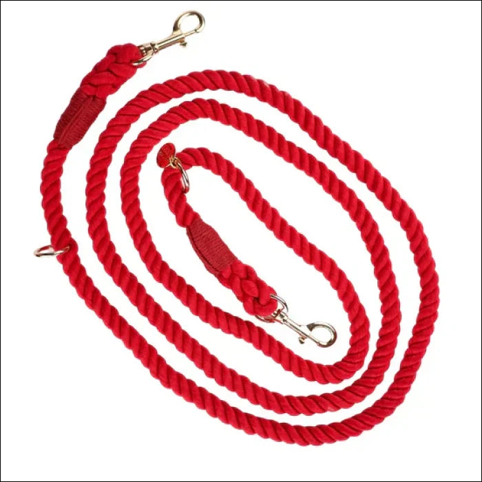 Oh So Fetch Rope Hands Free Lead - Red