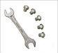 Pack of 5 Dome Studs + Spanner