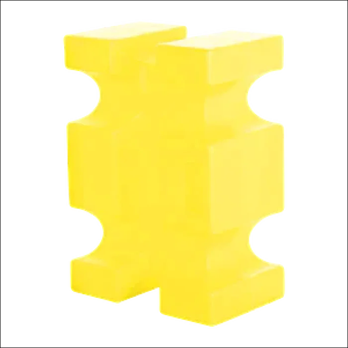 Parallel Jumping Blocks (pair) (IN STORE ONLY) - Yellow