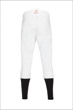 PC Racewear Children Race Breeches With Black Lycra - White