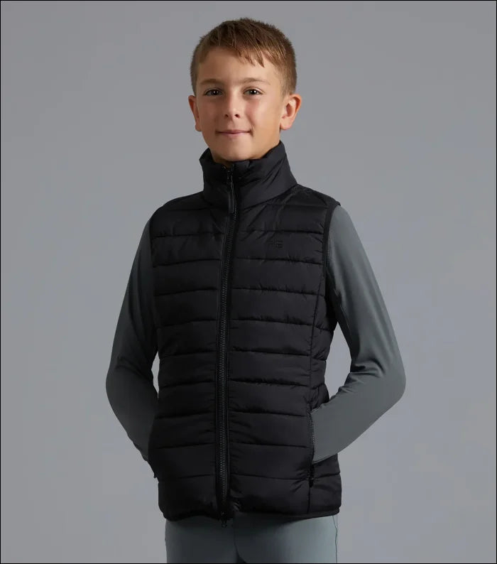 PE Dante Junior Unisex Gilet - Black / 7-8 Years