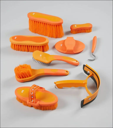 PE Soft-Touch Grooming Kit Set - 9 Pieces - Orange