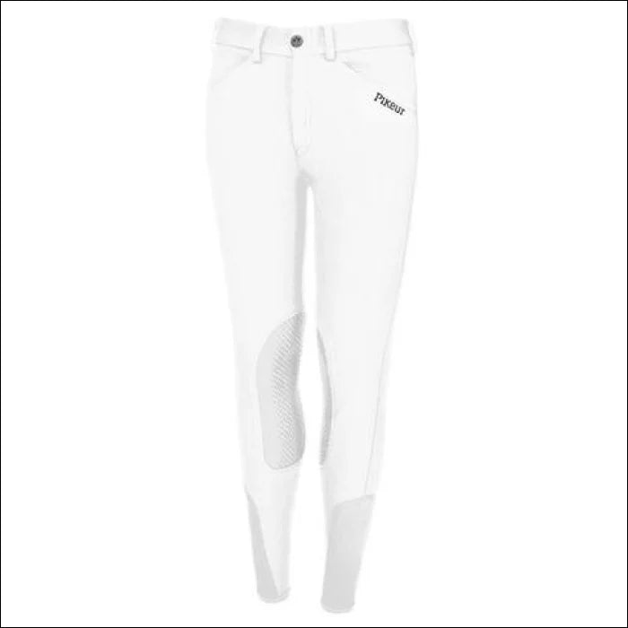 Pikeur Kids Brooklyn Knee Grip Breeches - 140 / White