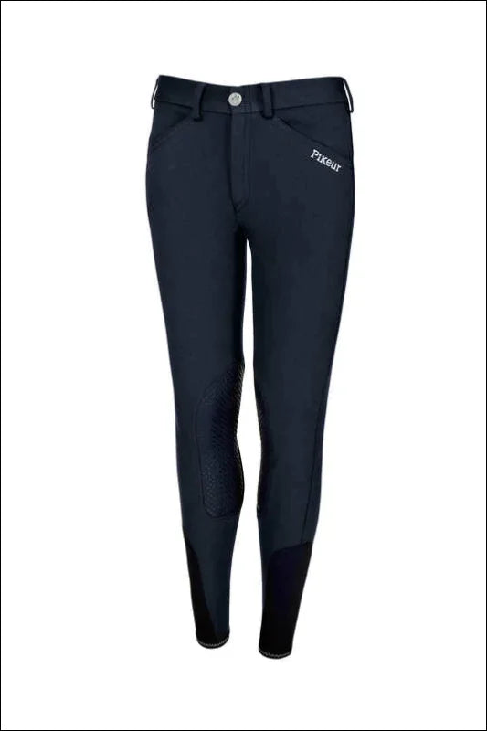 Pikeur Kids Brooklyn Knee Grip Breeches - 188 / Navy
