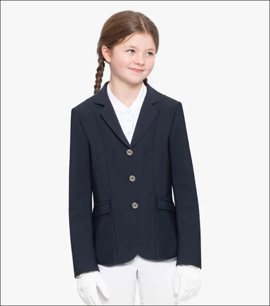 Premier Equine Hagen Junior Competition Jacket - Navy