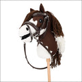 QHP Bridle Luxury Stitched Hobby Horse Dark Brown