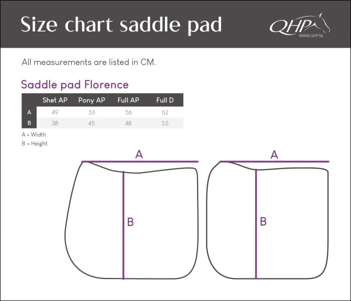 QHP Florance Saddle Pad