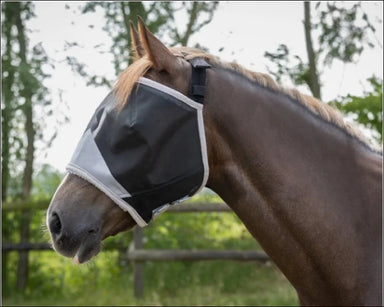 QHP Fly Mask Solaire Without Ear Protection Grey
