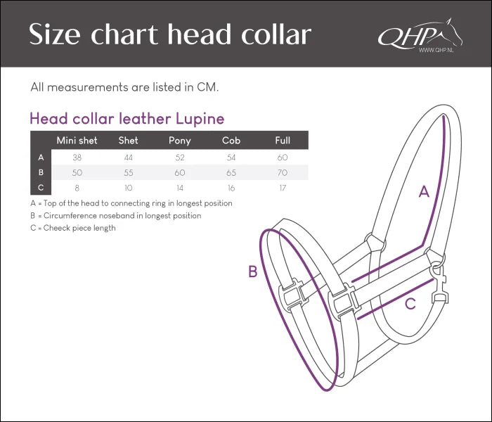 QHP Headcollar Set Fur