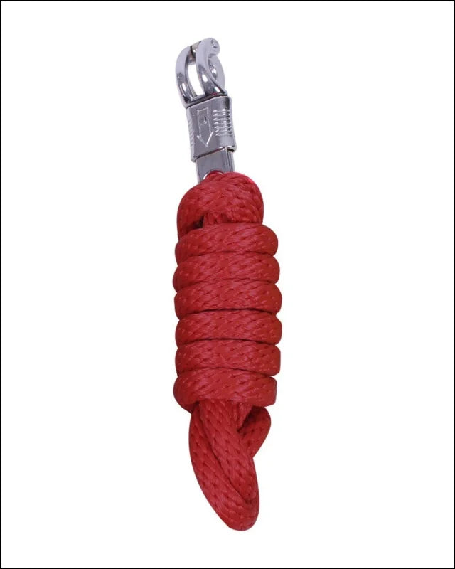 QHP Lead Rope With Panic Clip 2m - Burgundy