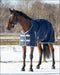 QHP Light Weigh Turn Out Rug. 600D With Fleece - Blue