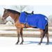QHP Ornamental Exercise Fleece Rug - XL / Blue