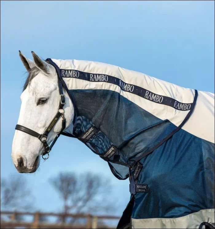 Rambo Summer Series Turnout Navy/Grey