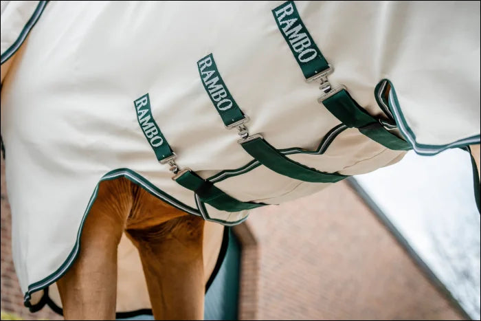 Rambo Sweetitch Hoody Chalk/Hunter Green/Silver