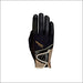 Roeckl Madrid Riding Gloves - Black/Gold / 6