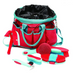 Roma Deluxe 6 Piece Grooming Bag (Watermelon/Bright Blue)