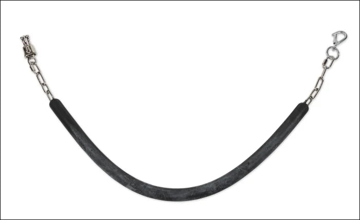 Rubber Stall Chain with Clips - Black