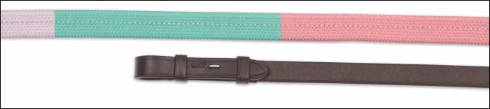 Rubber Training Reins Pony - Black