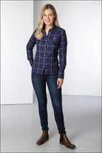Rydale Ladies Hannah Country Shirt Laura Navy