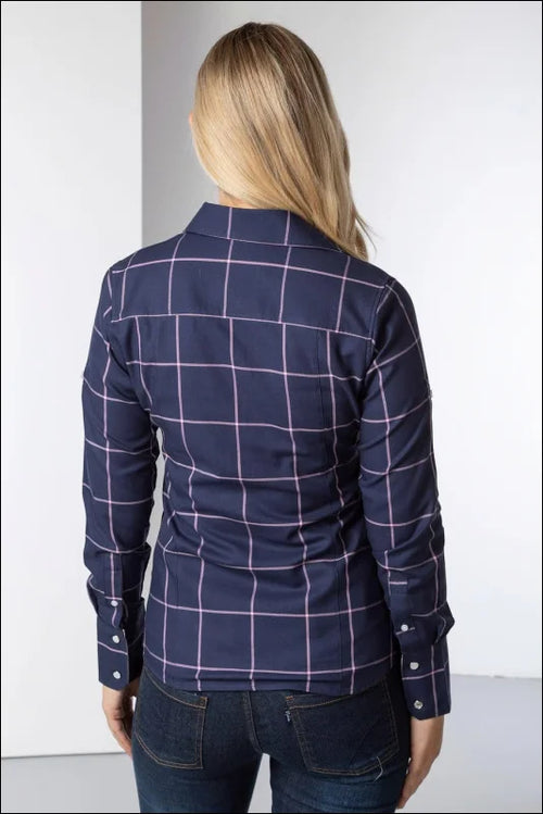 Rydale Ladies Hannah Country Shirt Laura Navy