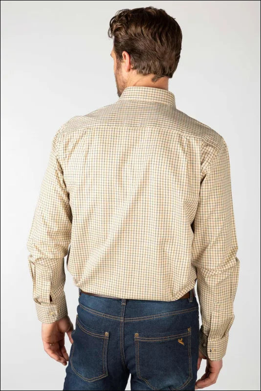 Rydale Men’s Long Sleeved Shirts Poacher Beige