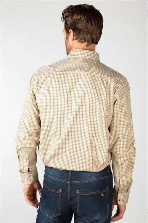 Rydale Men’s Long Sleeved Shirts Poacher Beige