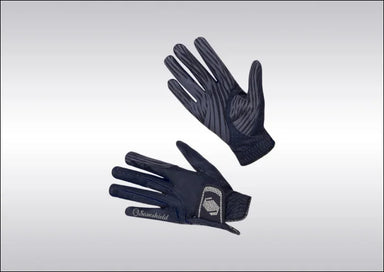 Samshield V-Skin Swarovski Gloves - 8 / Navy/Silver