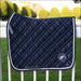 SandStorm Dressage Satin Saddle Pad - Full - Navy