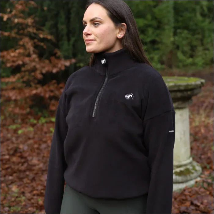 Sandstorm Womens Everyday Half Zip Fleece - Black