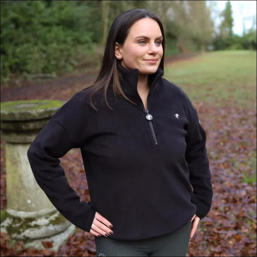 Sandstorm Womens Everyday Half Zip Fleece - Black