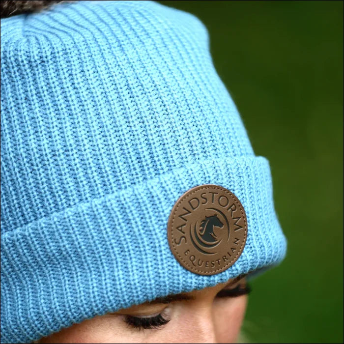 Sandstorm Womens Fleece Lined Beanie - Sky-Blue