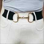 Sandstorm Womens Gold Snaffle Belt
