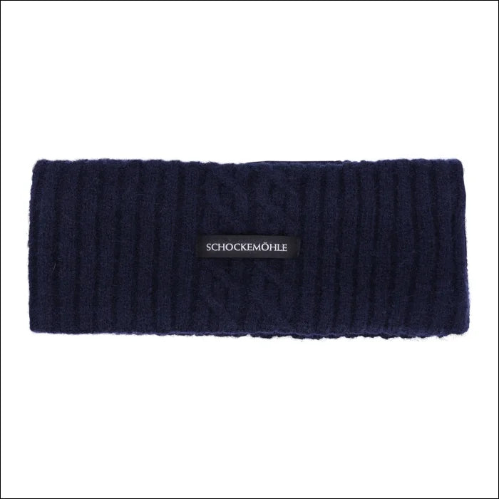 Schockemohle Headband Braided Style - Dark Navy