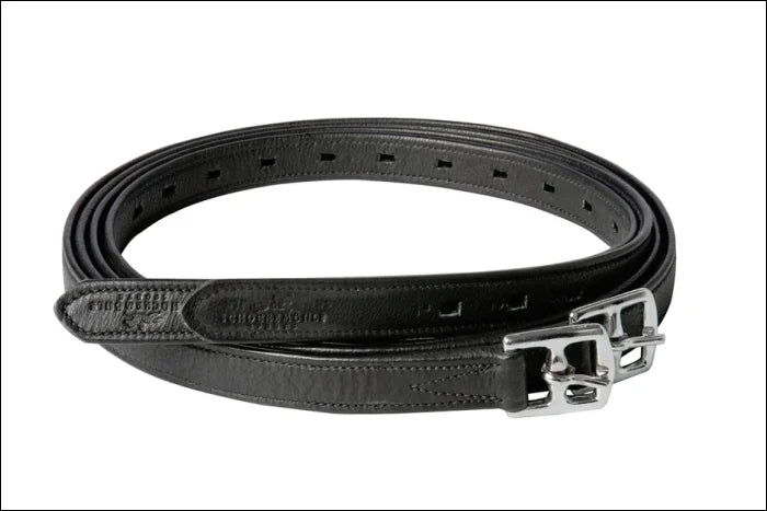 Schockemohle Soft Stirrup Leathers - 135cm / Black