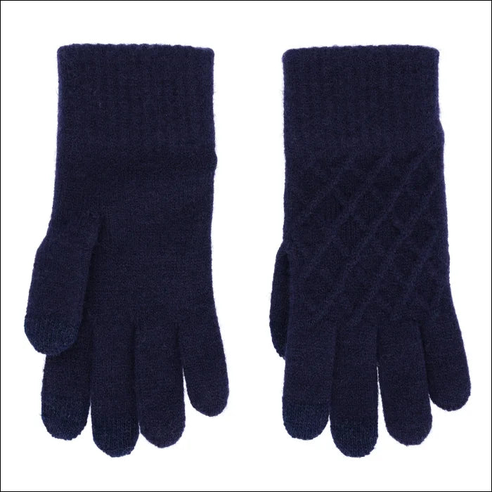 Schockemohle Womens Soft Gloves - Dark Navy