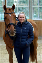 Schockemohle Womens SPLaureen Quilted Jacket Deep Night